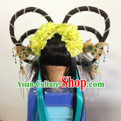 Chinese Traditional Ancient Fairy Princess Hair Accessories Handmade Tassel Hairpins Complete Set for Women