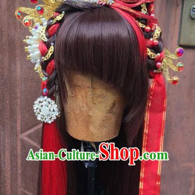 Chinese Traditional Ancient Princess Hair Accessories Handmade Palace Hairpins Hair Stick for Women