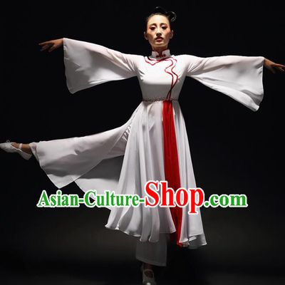 Traditional Chinese Classical Lotus Dance Costume, China Yangko Dance Clothing for Women