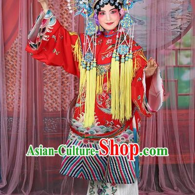 Chinese Beijing Opera Actress Costume Imperial Concubine Embroidered Cape, Traditional China Peking Opera Diva Embroidery Clothing