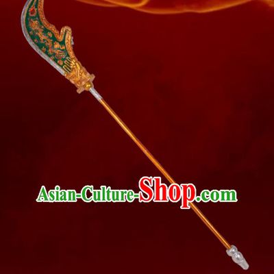 Asian Chinese Beijing Opera Sword, Traditional China Peking Opera Guan Yu Broadsword