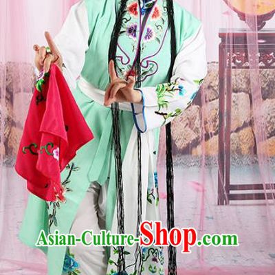 Chinese Beijing Opera Actress Young Lady Embroidered Costume, China Peking Opera Servant Girl Embroidery Clothing