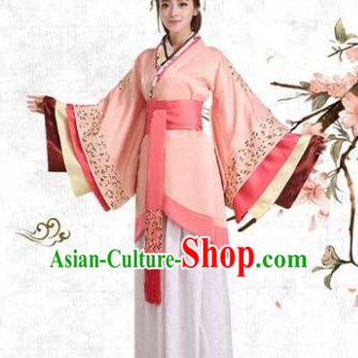 Traditional Chinese Han Dynasty Princess Costume, China Ancient Palace Lady Hanfu Clothing for Women