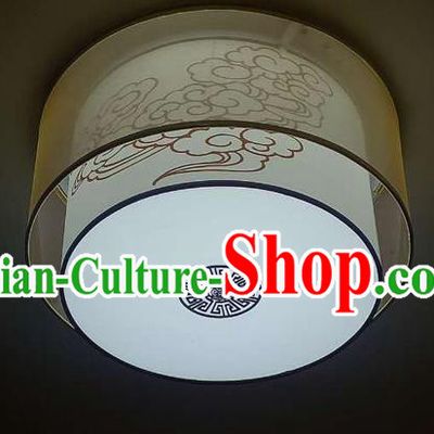 Traditional Chinese Handmade Sheepskin Painting Auspicious Clouds Palace Lantern China Ceiling Palace Lamp