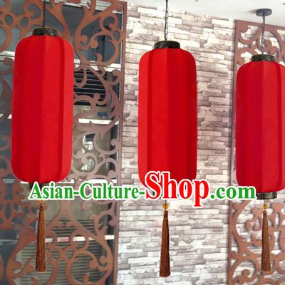Traditional Chinese Handmade Red Silk Palace Lantern China Ceiling Palace Lamp