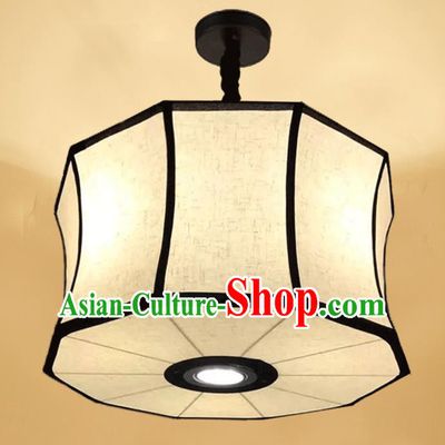 Traditional Chinese Handmade Linen Palace Lantern China Ceiling Palace Lamp
