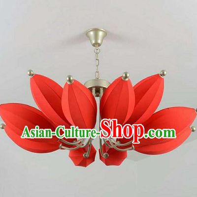 Traditional Chinese Handmade Lotus Palace Lantern China Ceiling Palace Lamp