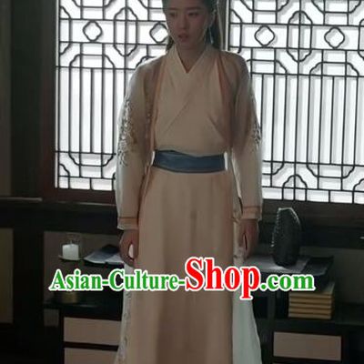 Traditional Ancient Chinese Tang Dynasty Nobility Lady Swordswoman Embroidered Costume for Women
