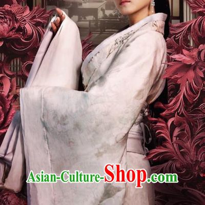 Traditional Ancient Chinese Tang Dynasty Palace Lady Imperial Concubine Embroidered Costume for Women