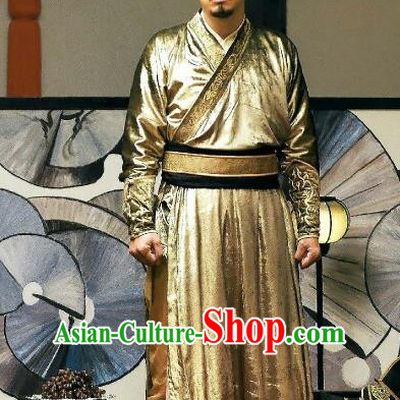 Traditional Ancient Chinese Tang Dynasty Imperial Emperor Embroidered Hanfu Costume for Men