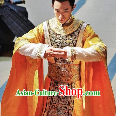 Traditional Chinese Tang Dynasty Imperial Prince Clothing Ancient Nobility Childe Embroidered Costume for Men