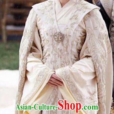 Traditional Ancient Chinese Tang Dynasty Palace Empress Clothing Imperial Queen Embroidered Hanfu Costume for Women
