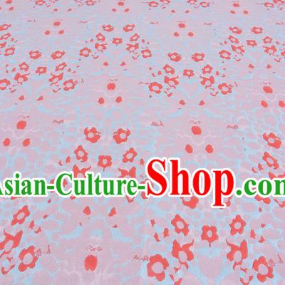 Chinese Traditional Costume Royal Palace Pink Satin Brocade Fabric, Chinese Ancient Clothing Drapery Hanfu Cheongsam Material