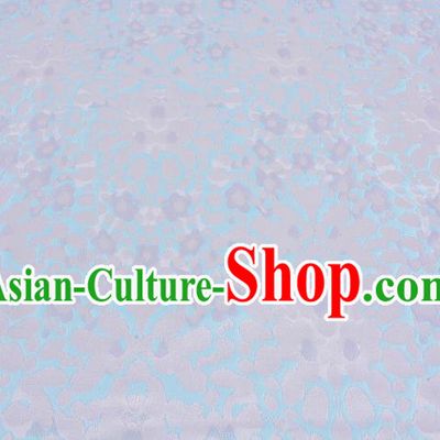Chinese Traditional Costume Royal Palace Blue Satin Brocade Fabric, Chinese Ancient Clothing Drapery Hanfu Cheongsam Material