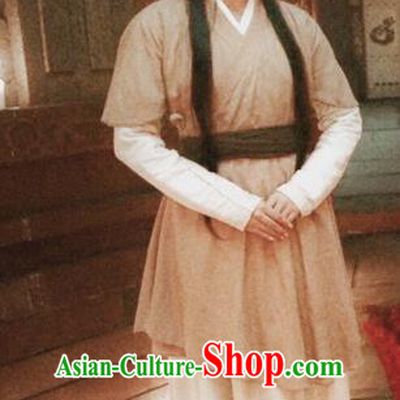 Traditional Chinese Tang Dynasty Young Lady Maidservant Costume for Women