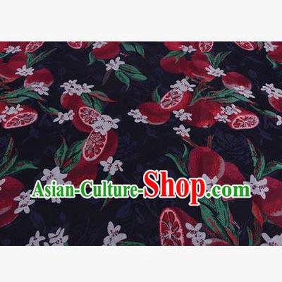 Chinese Traditional Costume Royal Palace Red Lotus Root Pattern Satin Brocade Fabric, Chinese Ancient Clothing Drapery Hanfu Cheongsam Material