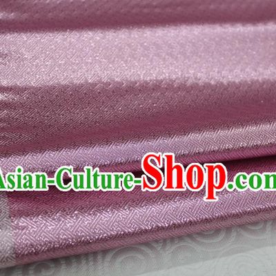 Chinese Traditional Royal Palace Pattern Mongolian Robe Pink Brocade Fabric, Chinese Ancient Emperor Costume Drapery Hanfu Tang Suit Material