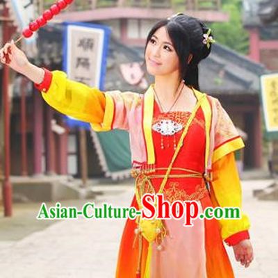 Traditional Ancient Chinese Swordsman Costumes for Women