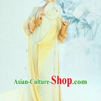 Traditional Ancient Chinese Imperial Consort Costume, Elegant Hanfu Tube Dress Chinese Han Dynasty Imperial Emperess Tube Dress Clothing for Women