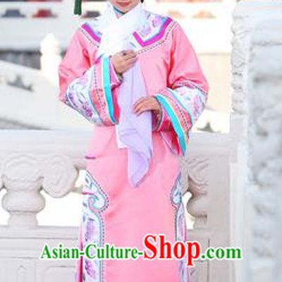 Traditional Ancient Chinese Imperial Consort Costume, Elegant Manchu Clothing Chinese Qing Dynasty Imperial Emperess Embroidered Clothing for Women