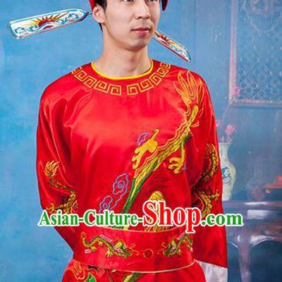 Traditional Ancient Chinese Costume, Chinese Kwame Brown Suit Bridegroom Wedding Clothing for Men