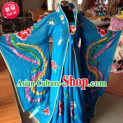 Traditional Ancient Chinese Peking Opera Imperial Emperess Costume Phoenix Robe, Elegant Hanfu Clothing Chinese Tang Dynasty Imperial Emperess Clothing for Women
