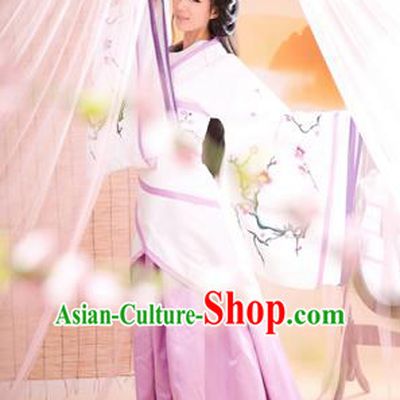 Traditional Ancient Chinese Imperial Princess Costume, Chinese Han Dynasty Plum Blossom Dress, Cosplay Chinese Imperial Embroidered Clothing for Women
