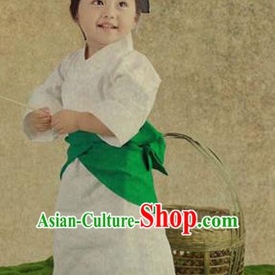 Traditional Chinese Ancient Costumes Ancient Chinese Children Student Girl Dress Hanfu Costume for Kids