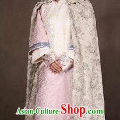 Traditional Ancient Chinese Imperial Consort Costume, Chinese Qing Dynasty Manchu Princess Lady Dress, Cosplay Chinese Mandchous Imperial Princess Delicate Embroidered Clothing for Women