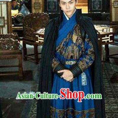 Traditional Ancient Chinese Ming Dynasty Imperial Bodyguard Costume, Imperial Guards Dress Hanfu Clothing for Men