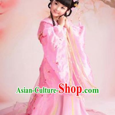 Traditional Ancient Chinese Imperial Princess Children Costume, Chinese Tang Dynasty Fairy Elegant Dress, Cosplay Chinese Princess Hanfu Clothing for Kids