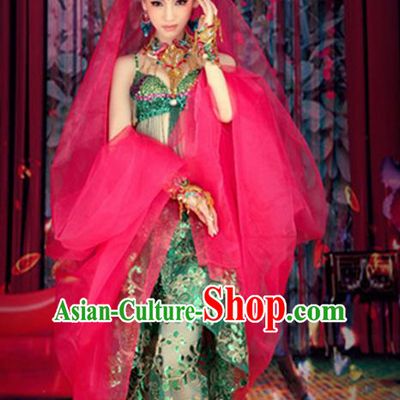 Traditional Ancient Indian Costume, Indian Princess Clothing for Women