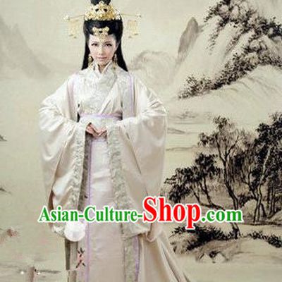 Traditional Ancient Chinese Imperial Consort Costume, Elegant Hanfu Swordsman Clothing Chinese Han Dynasty Imperial Emperess Tailing Embroidered Clothing for Women