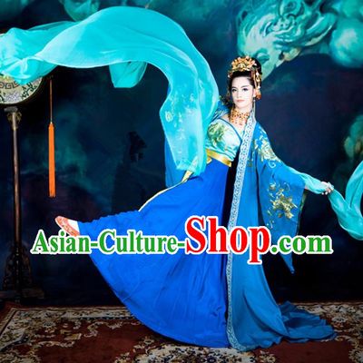 Traditional Ancient Chinese Dance Costume, Elegant Hanfu Clothing Chinese Ming Dynasty Imperial Emperess Embroidered Dance Clothing for Women