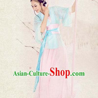 Traditional Ancient Chinese Female Costume, Elegant Hanfu Clothing Chinese Han Dynasty Imperial Princess Embroidered Clothing for Women