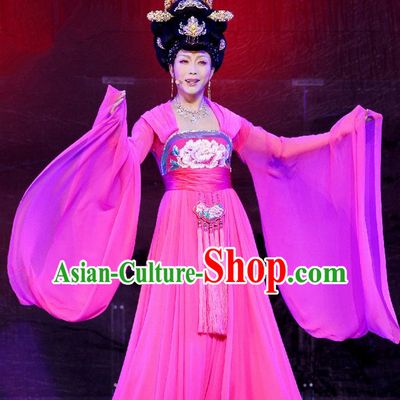 Traditional Ancient Chinese Imperial Consort Costume, Elegant Hanfu Clothing Chinese Tang Dynasty Imperial Emperess Tailing Embroidered Clothing for Women