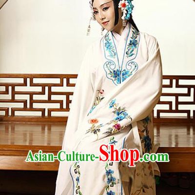 Traditional Ancient Chinese Peking Opera Imperial Consort Costume Set, Elegant Hanfu Young Lady Clothing Chinese Han Dynasty Imperial Queen Water Sleeves Embroidered Clothing for Women