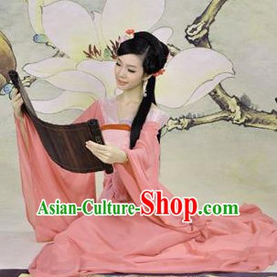 Traditional Ancient Chinese Young Lady Costume, Elegant Hanfu Clothing Chinese Han Dynasty Imperial Princess Tailing Clothing for Women