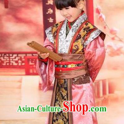 Traditional Ancient Chinese Royal Highness Children Costume, Children Elegant Hanfu Dress Chinese Tang Dynasty Imperial Prince Clothing for Kids