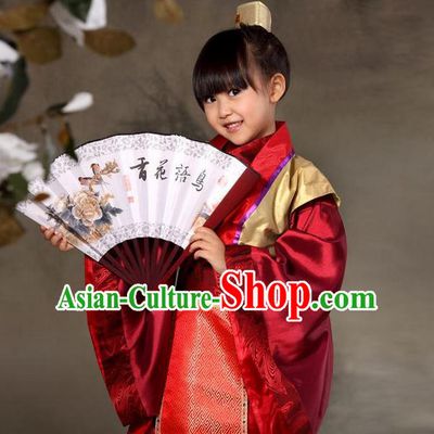 Traditional Ancient Chinese Nobility Childe Children Costume, Children Elegant Hanfu Dress Chinese Han Dynasty Imperial Prince Clothing for Kids