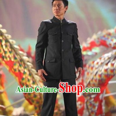 Traditional Ancient Chinese Costume, Chinese Style Tang Suit Mao Suit Ancient Chinese Tunic Suit Sun Yat Sen Suit for Men
