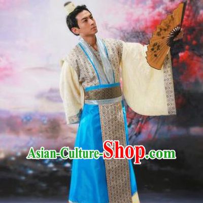 Traditional Ancient Chinese Nobility Childe Costume, Chinese Scholar Hanfu Dress Chinese Tang Dynasty Imperial Prince Clothing for Men