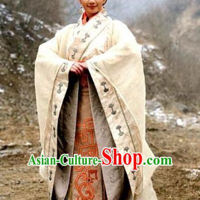 Traditional Top Chinese Ancient Imperial Princess Costume, Elegant Hanfu Dress Chinese Qin Dynasty Imperial Princess Embroidered Clothing for Women