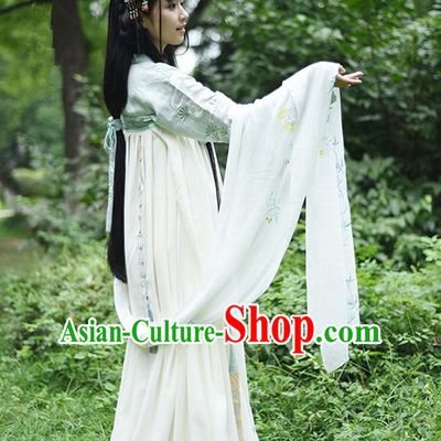 Traditional Ancient Chinese Female Costume Blouse and Dress Complete Set, Elegant Hanfu Clothing Chinese Ming Dynasty Palace Lady Embroidered Pine needles Clothing for Women