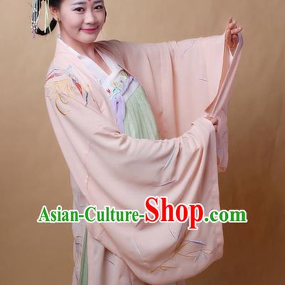 Traditional Ancient Chinese Female Costume Cardigan, Elegant Hanfu Clothing Chinese Ming Dynasty Palace Lady Embroidered Phoenix Wide Sleeve Cappa Clothing for Women