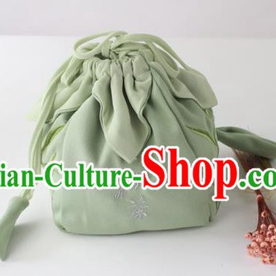 Traditional Ancient Chinese Embroidered Handbags Embroidered Bamboo Bag for Women