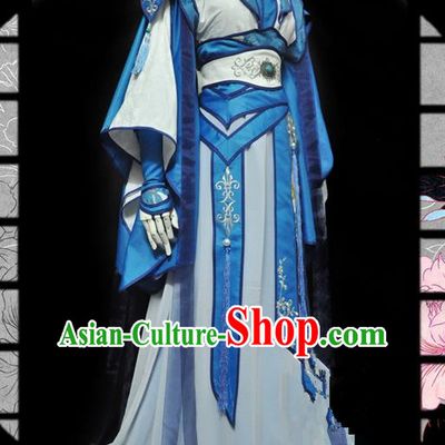 Traditional Asian Chinese Ancient Nobility Childe Costume, Elegant Hanfu Dress, Chinese Imperial Prince Tailing Embroidered Clothing, Chinese Cosplay Prince Costumes for Men