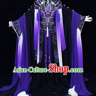 Traditional Ancient Chinese Palace King Costume, Elegant Hanfu Cosplay Prince Dress Chinese Swordsman Clothing for Men