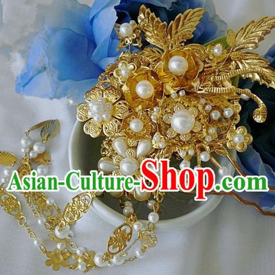 Traditional Handmade Chinese Ancient Classical Hair Accessories Barrettes Hairpin, Butterfly Hair Sticks Hair Jewellery, Hair Fascinators Hairpins for Women