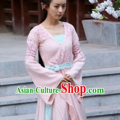 Traditional Ancient Chinese Imperial Princess Costume, Elegant Hanfu Cosplay Fairy Dress Chinese Han Dynasty Imperial Princess Tailing Embroidered Clothing for Women